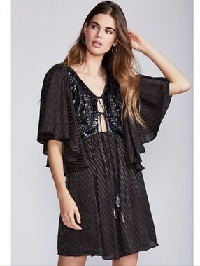 Free People Moonlight Romance Minidress NWT.